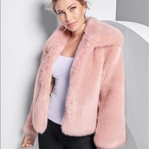 Cliché Pink Fur Coat